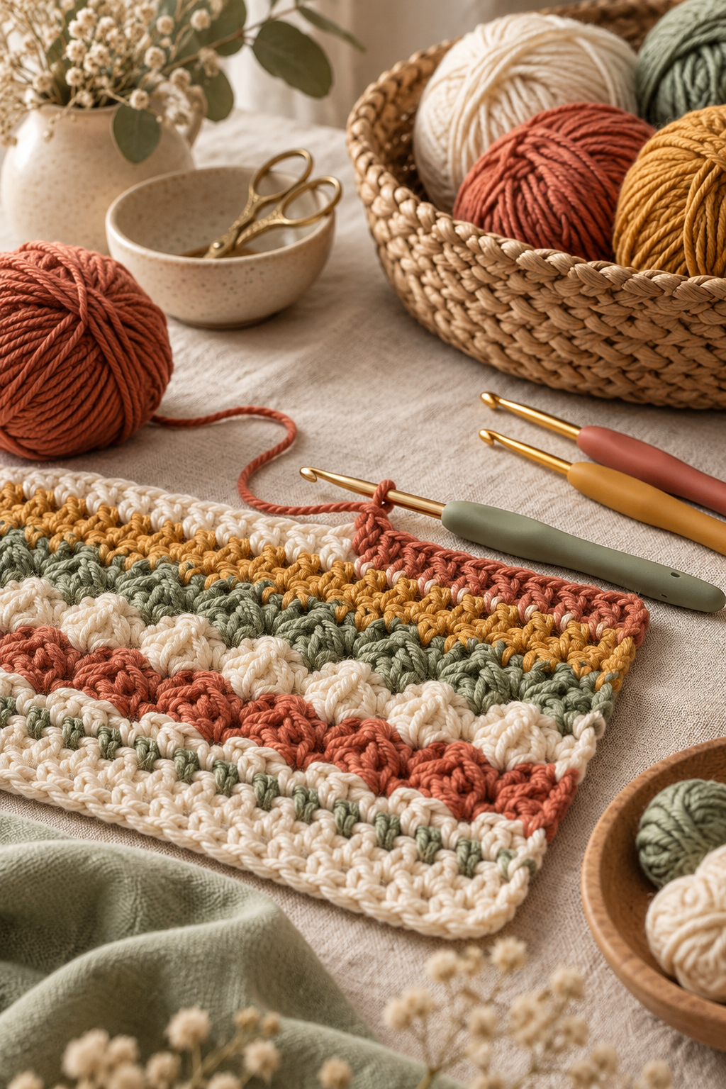 crochet yarn choices
